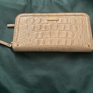 Cream Brahmin Wallet